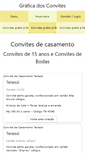 Mobile Screenshot of graficadosconvites.com.br